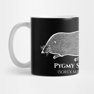 Pygmy Shrew with Common and Scientific Names - animal drawing Mug